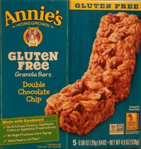 Annie's Gluten Free Double Chocolate Chip Granola Bars