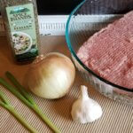 Ingredients for personal turkey italian meatloaves