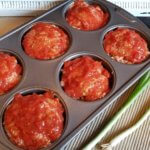 Personal meatloaves ready for the oven