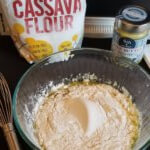 Cassava Tortillas adding ingredients