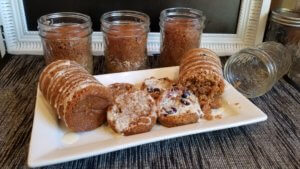 Mason jar carrot cakes