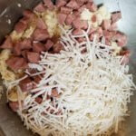 Adding Sausage and Cheese to Scone Mix