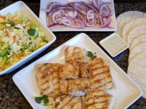 Grilled Wild Alaskan Cod Fillets