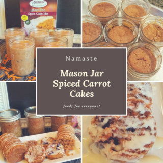 Namaste Mason Jar Spice Carrot Cakes